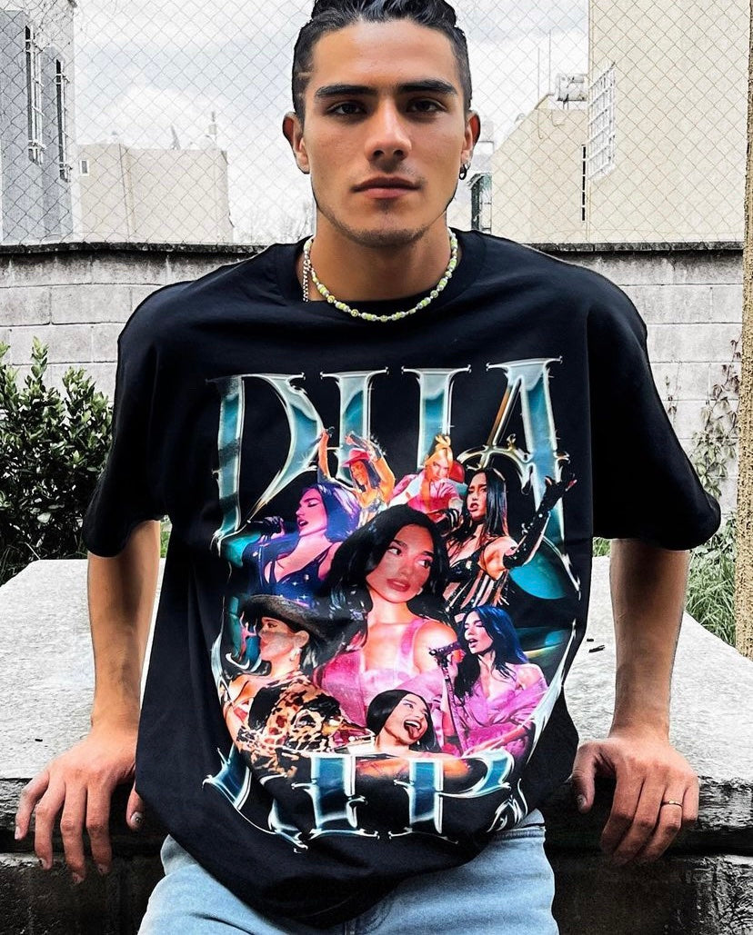 Playera Dua Lipa Levitating  Camiseta Oversized T-Shirt