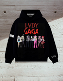 Sudadera Lady Gaga Mayhem Hoodie Oversized t Shirt MARK XXI Black