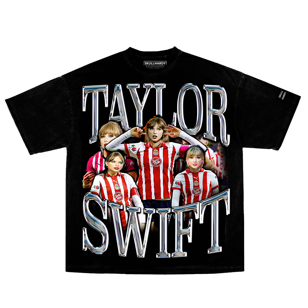 Playera De Taylor N Swift Jersey Chivas Oversized T Shirt Oversized XXL