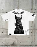 Playera de El clan de los Doberman Oversized Camiseta T Shirt Mark XXII White II,