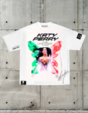 Playera Katy Perry the lifetimes Tour Oversized Camiseta T Shirt Mark XXIV  White