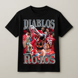 Playera de Toluca FC Diablos Rojos Campeones Camistea Oversized T Mark SH Silver (Copia)