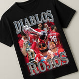 Playera de Toluca FC Diablos Rojos Campeones Camistea Oversized T Mark SH Silver (Copia)