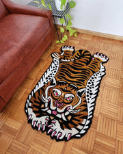El tigre la alfombra personalizada tibetana, Rug