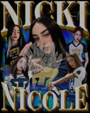 Playera Nicki Nicole Jersey Pumas Oversized t Shirt