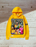 Sudadera Tigres Uanl Tigres Rayas Hoodie Oversized    Mark