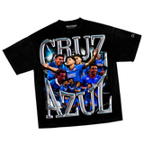 Jersey Cruz(N™)Azul  Playera Oversized t Shirt