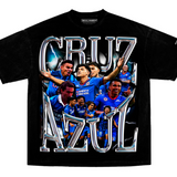 Jersey Cruz(N™)Azul  Playera Oversized t Shirt