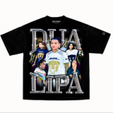 Playera Dua Lipa Jersey Pumas  Camiseta Oversized t Shirt