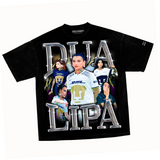 Playera Dua Lipa Jersey Pumas  Camiseta Oversized t Shirt