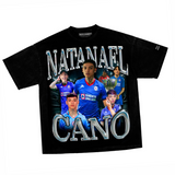 Playera Natanael(N™)Cano Jersey Cruz Azul   Oversized T Shirt