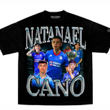 Playera Natanael(N™)Cano Jersey Cruz Azul   Oversized T Shirt