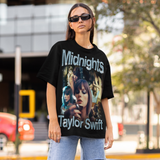 Playera Taylor Swift Midnights Camiseta Oversized t Shirt