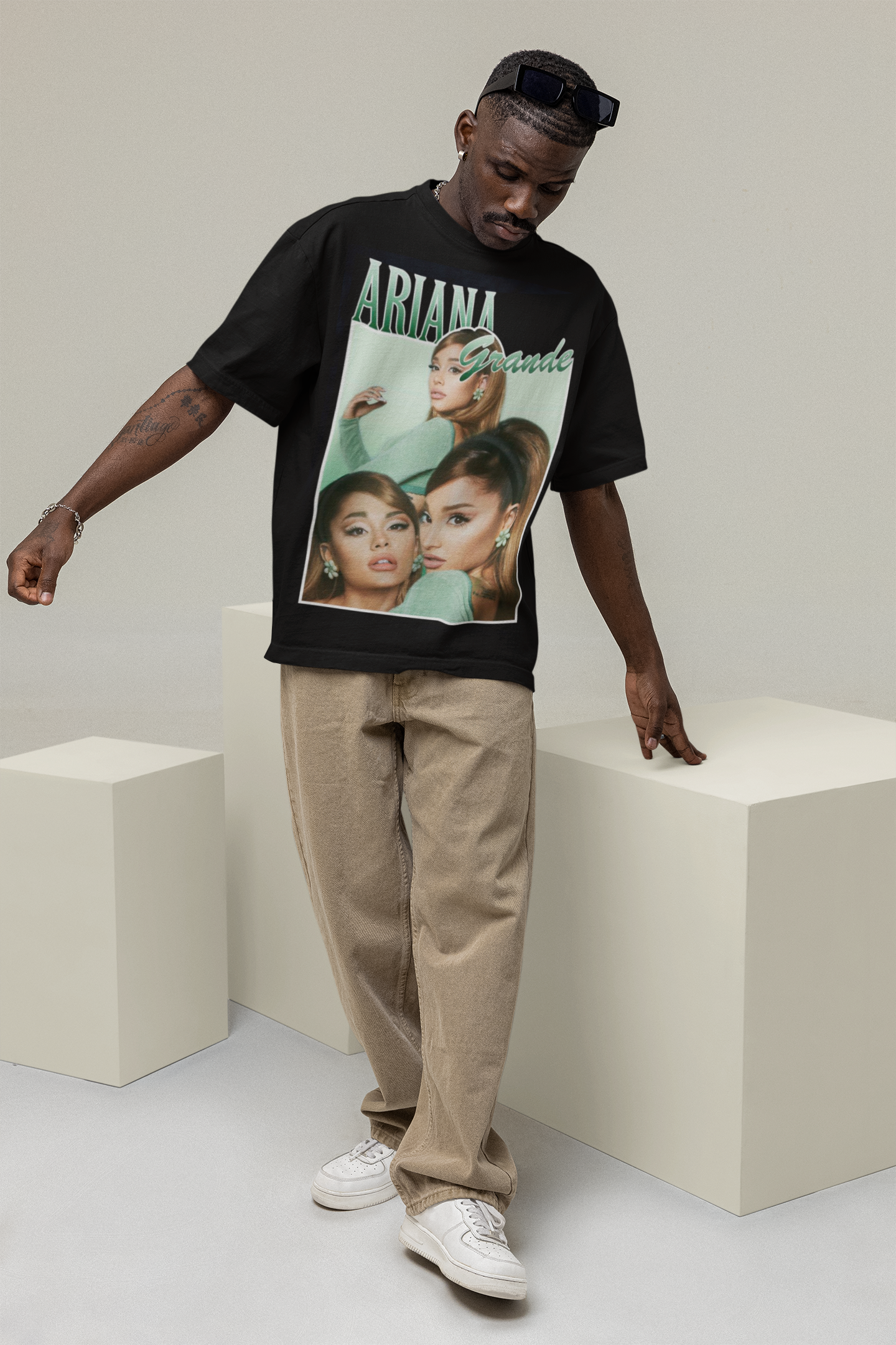 Playera De Ariana Grande Camiseta Oversized t Shirt –